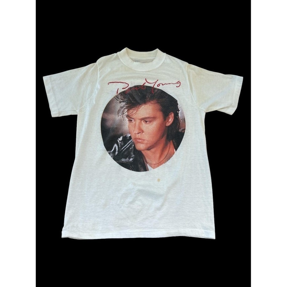 1985 Paul Young The Nine Go Mad Tour TShirt